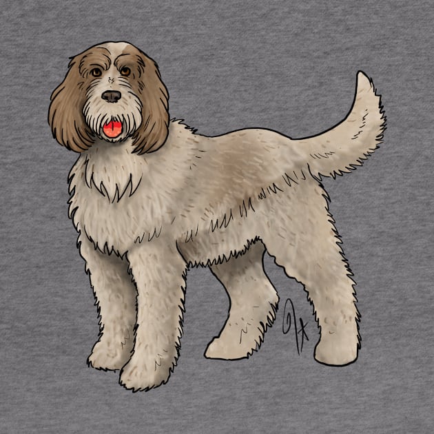 Dog - Spinone Italiano - Red and Tan by Jen's Dogs Custom Gifts and Designs